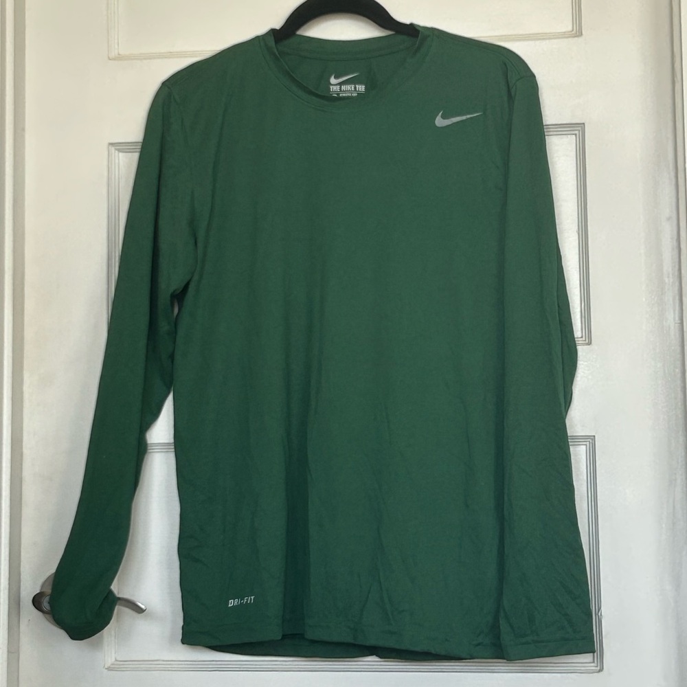Nike Green DriFit Long sleeve